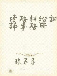 债务纠纷诉讼律师事务所