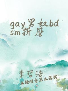 gay男奴bdsm折磨