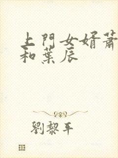 上门女婿萧初然和叶辰
