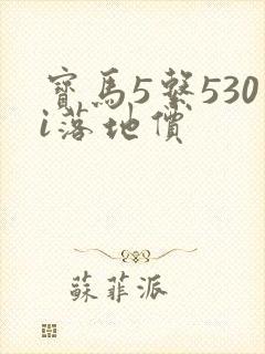 宝马5系530i落地价