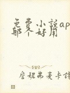 免费小说app那个好用