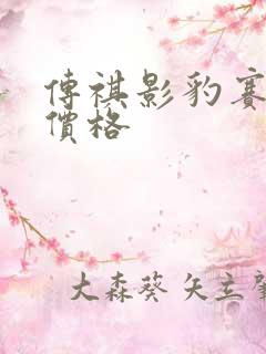 传祺影豹赛道版价格