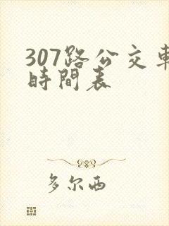 307路公交车时间表 307路公交车时间表
