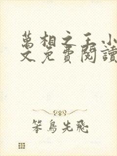 万相之王小说全文免费阅读无弹窗 万相之王小说全文免费阅读无弹窗