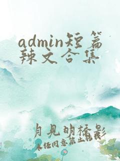 admin短篇辣文合集