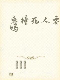 车撞死人要坐牢吗