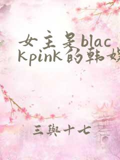 女主是blackpink的韩娱小说
