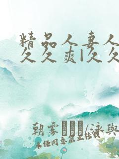 精品人妻人人爽久久爽|久久久久久无