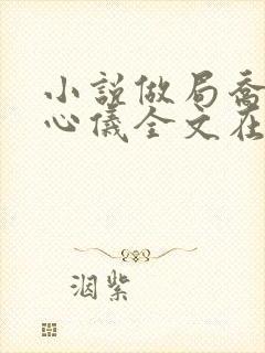 小说做局乔梁叶心仪全文在线阅读