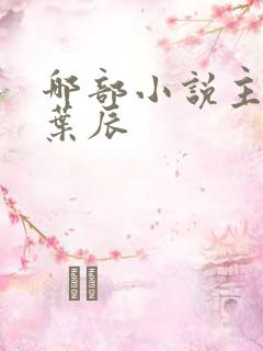 哪部小说主角叫叶辰