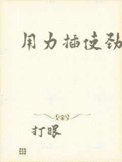 用力插使劲操