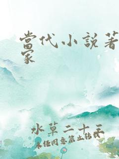 当代小说著名作家