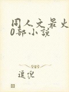 同人文最火的10部小说 同人文最火的10部小说