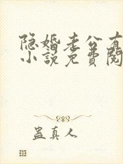 隐婚老公有点甜小说免费阅读