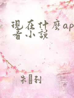 现在什么app看小说