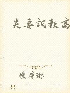夫妻调教高h