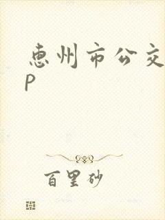惠州市公交app