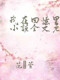 我在回忆里等你小说全文免费阅读 我在回忆里等你小说全文免费阅读