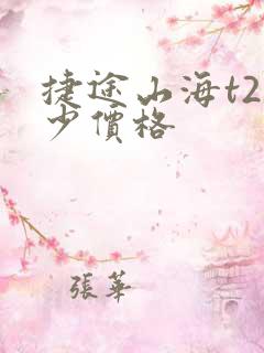 捷途山海t2多少价格