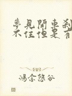 梦见开车刹车刹不住但是有惊无险