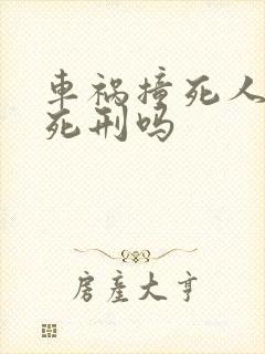 车祸撞死人会判死刑吗