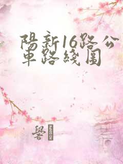 阳新16路公交车路线图