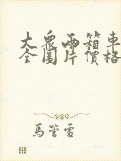 大众两箱车型大全图片价格表