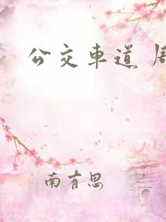 公交车道 周末