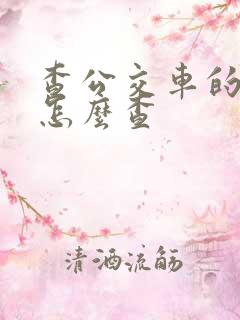 查公交车的路线怎么查