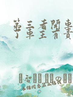 第三者开车撞人了车主有责任么