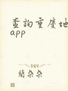查询重庆地铁的app