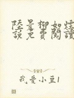 陆晨柳如烟的小说免费阅读无弹窗 陆晨柳如烟的小说免费阅读无弹窗