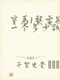 宝马1系电瓶换一个多少钱