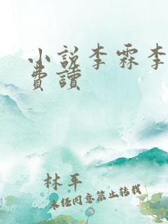 小说李霖李澜免费读 小说李霖李澜免费读