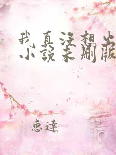 我真没想出名啊小说未删版txt