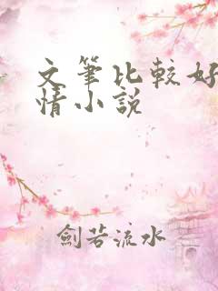文笔比较好的言情小说 文笔比较好的言情小说
