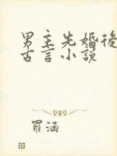 男主先婚后爱的古言小说