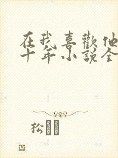 在我喜欢他的第十年小说全文阅读