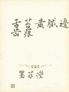 舌苔黄腻边上有齿痕