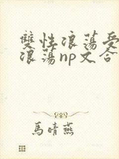 双性浪荡受高h浪荡np文合集