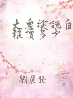 大众途锐自动挡报价多少