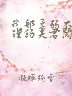 我那柔弱不能自理的夫君阅读全文全文