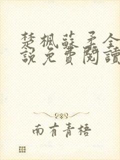 楚枫苏柔全本小说免费阅读