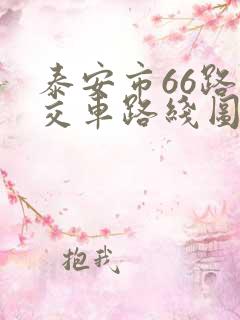 泰安市66路公交车路线图