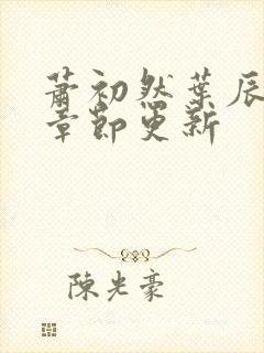 萧初然叶辰最新章节更新 萧初然叶辰最新章节更新