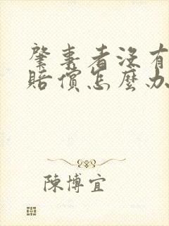 肇事者没有能力赔偿怎么办