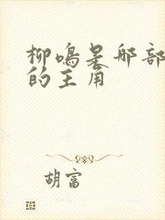 柳鸣是哪部小说的主角