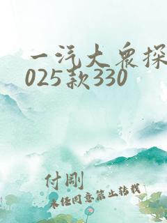 一汽大众探岳2025款330