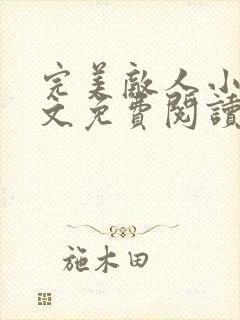 完美敌人小说全文免费阅读无弹窗