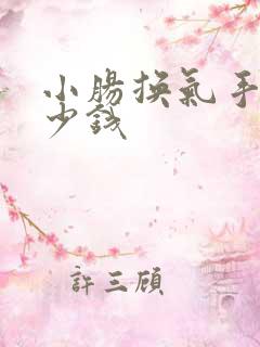 小肠换气手术多少钱